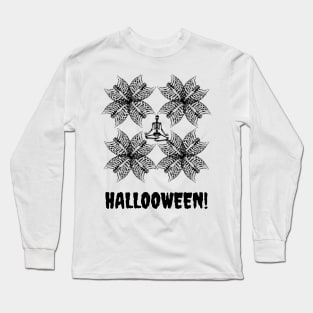 Skeleton Halloween Design Long Sleeve T-Shirt